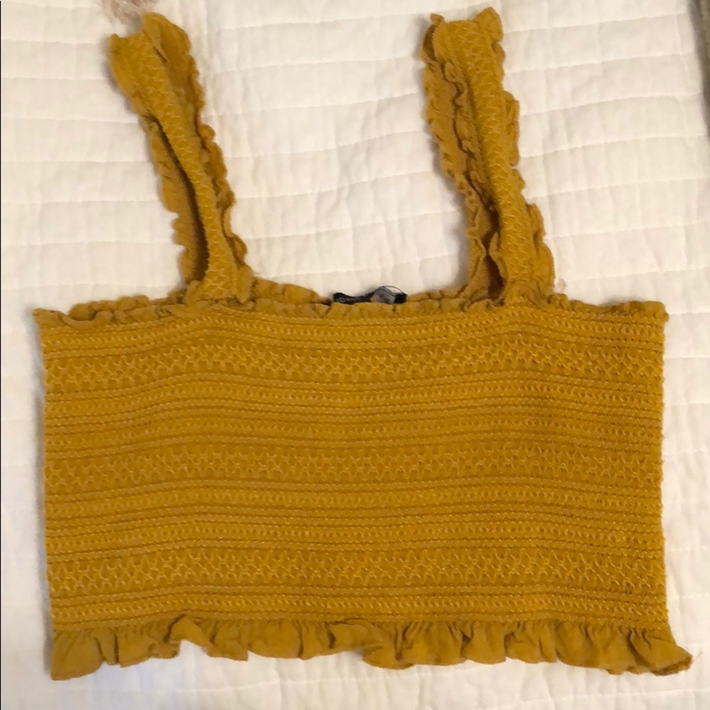 Yellow Pacsun crop top (KENDALL AND KYLIE)